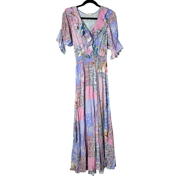 Spell & The Gypsy Collective Cha Cha Gown in Jacaranda Maxi Dress - Picture 5 of 9